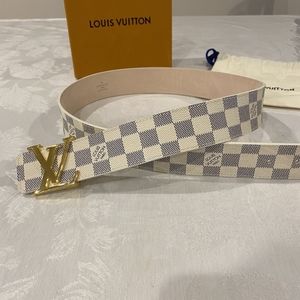 Louis Vuitton Damier Azur Belt